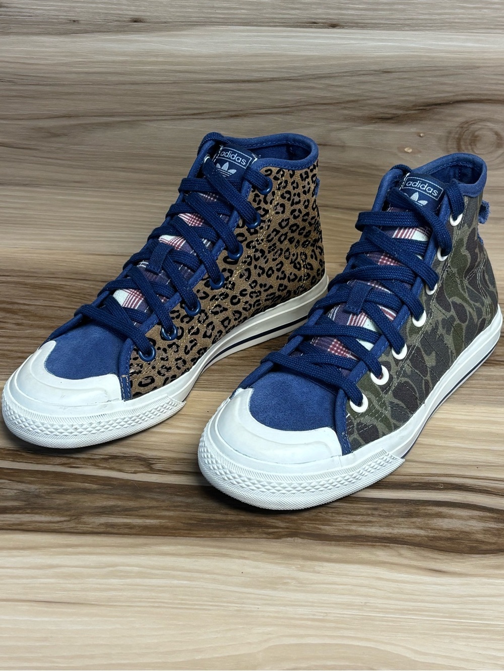 adidas Nizza High RF in the "Camo" colorway code FV0682 men’s 6 or women’s 7.5